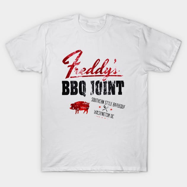 Freddy BBQ - House of Cards T-Shirt by olivergraham